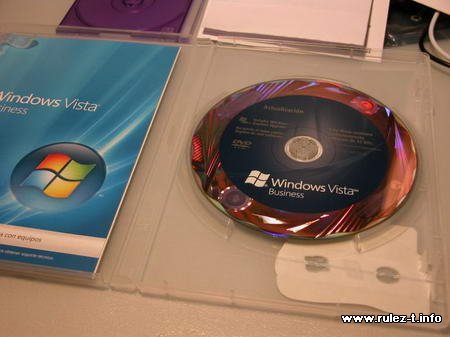 Странная голограмма на диске Windows Vista