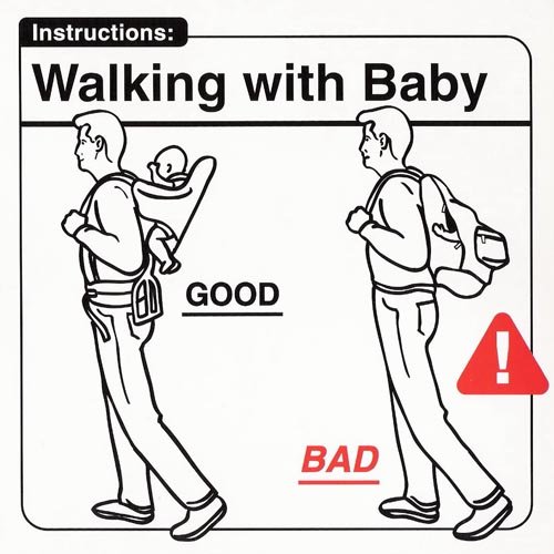 Инструкция по уходу за ребенком (28 картинок)