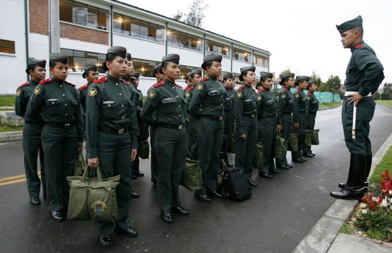 Женская военная школа. Колумбия