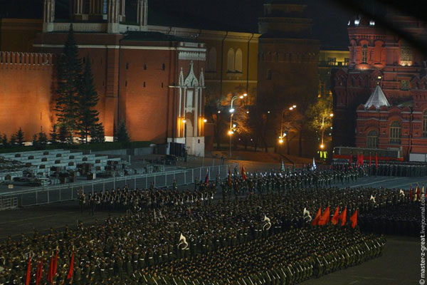 Репетиция парада в Москве