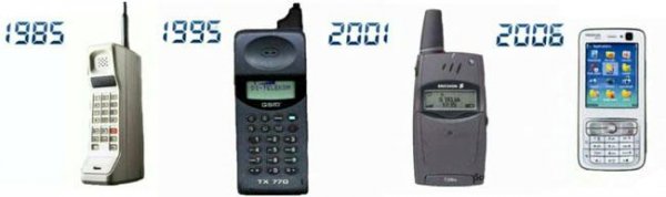 Телефонная эволюция (22 фото)