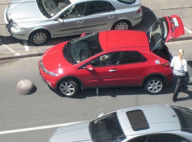 Вот так выехала)