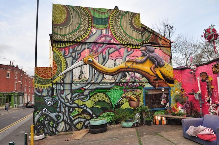 Прикольные граффити