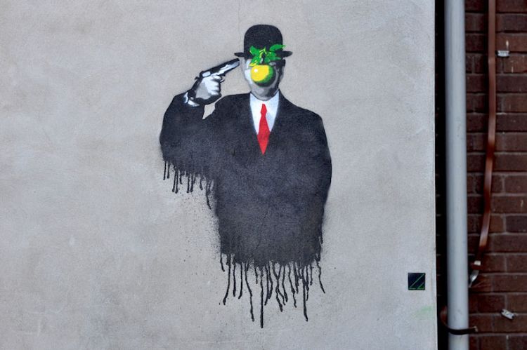 Прикольные граффити