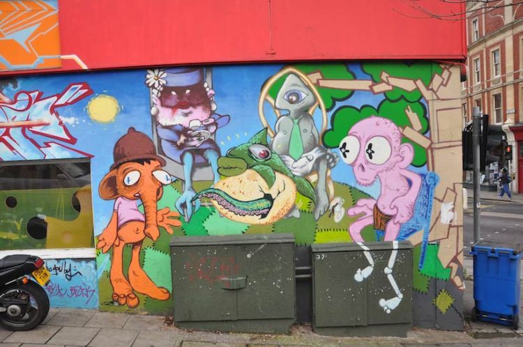 Прикольные граффити