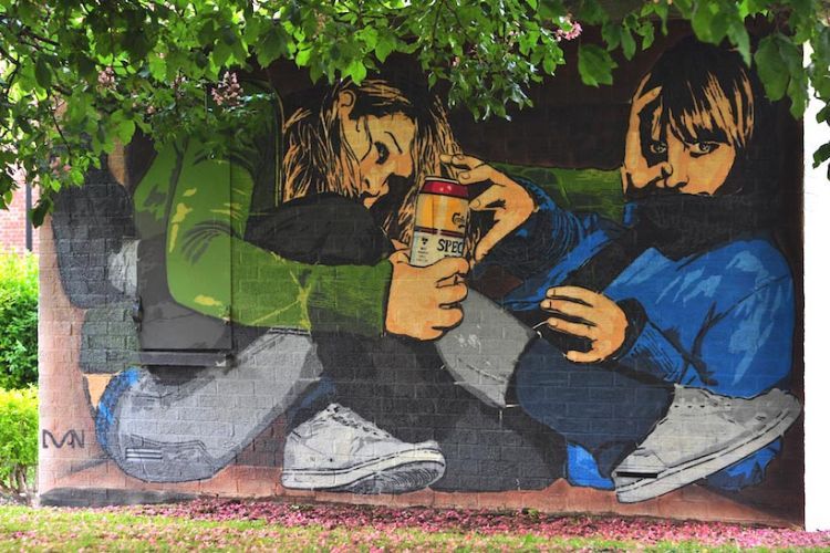 Прикольные граффити