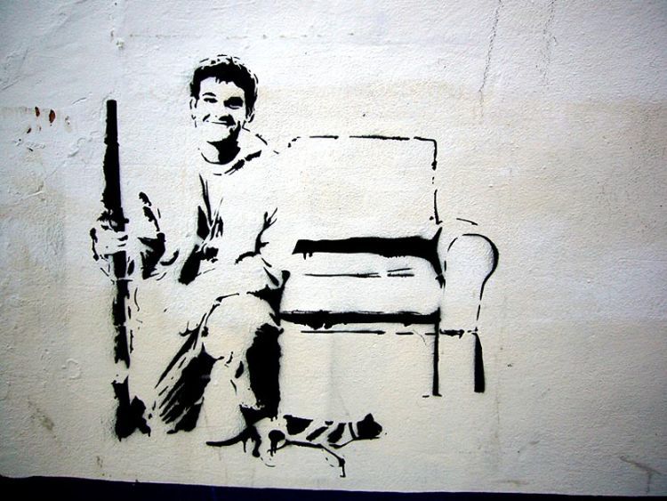 Прикольные граффити