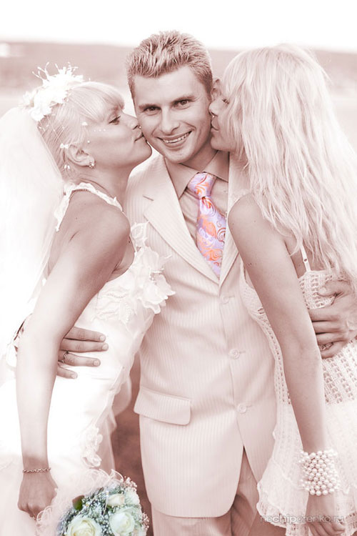 Прикольные свадебные фото