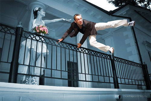 Прикольные свадебные фото