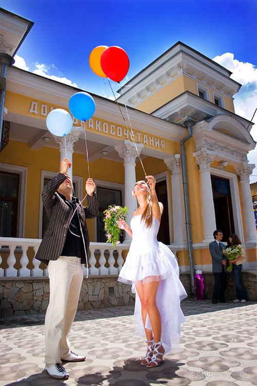 Прикольные свадебные фото