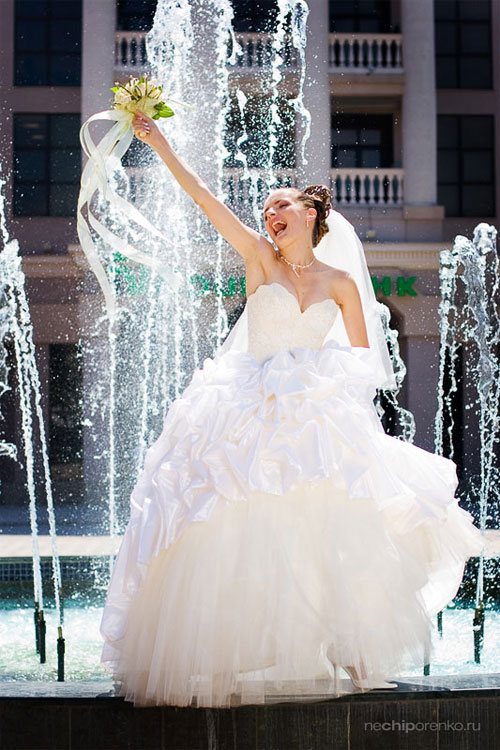 Прикольные свадебные фото