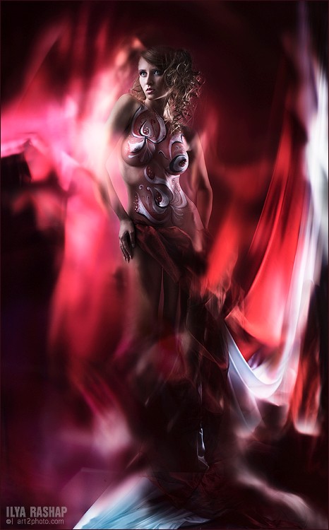 Прикольный бодиарт (Ню)