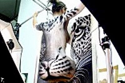 Прикольный бодиарт