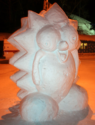 Снежный креатив из Барнаула