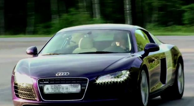 Тина Канделаки в рекламе Audi R8