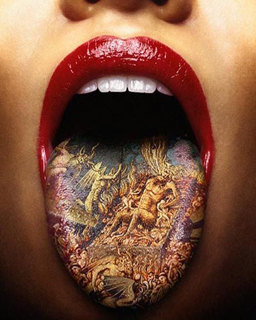 Татуировки на языках