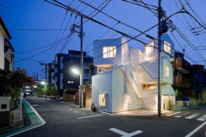 Необычный дом в Токио