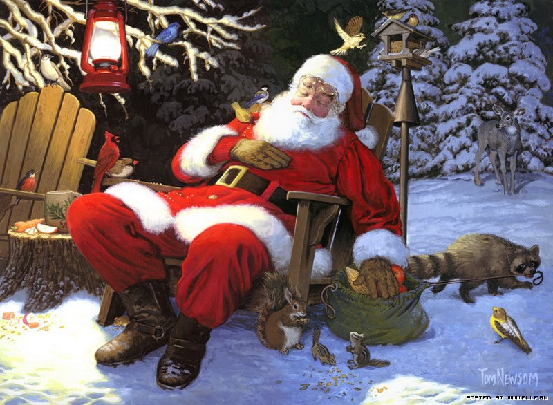 Санта-Клаусы от Тома Ньюсома