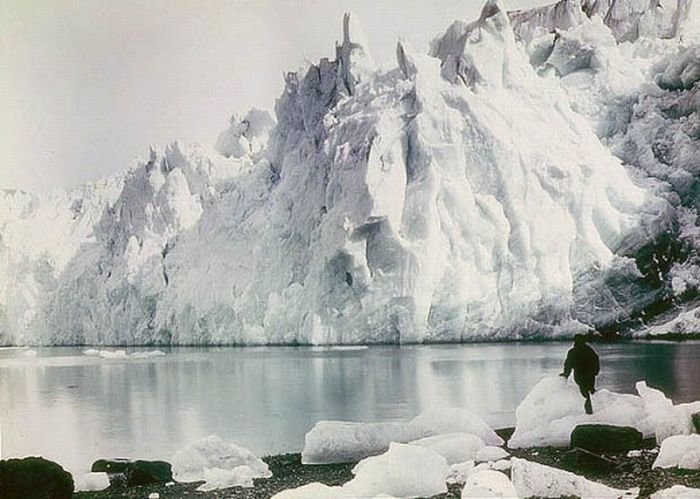 Цветные ретро-фото  Антарктиды