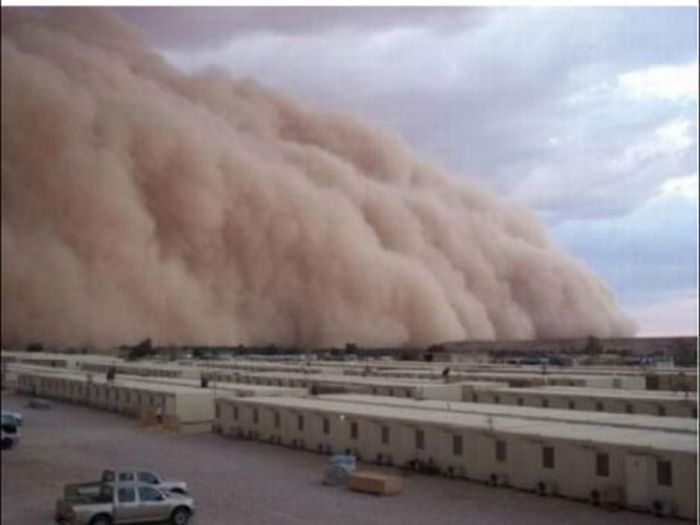 Песчаная буря в Кувейте