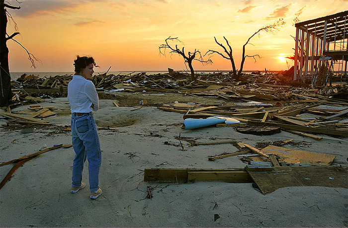 Фото США после урагана Катрина от фотожурналист Benjamin Krain