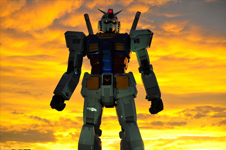 18-метровый робот Gundam в Японии