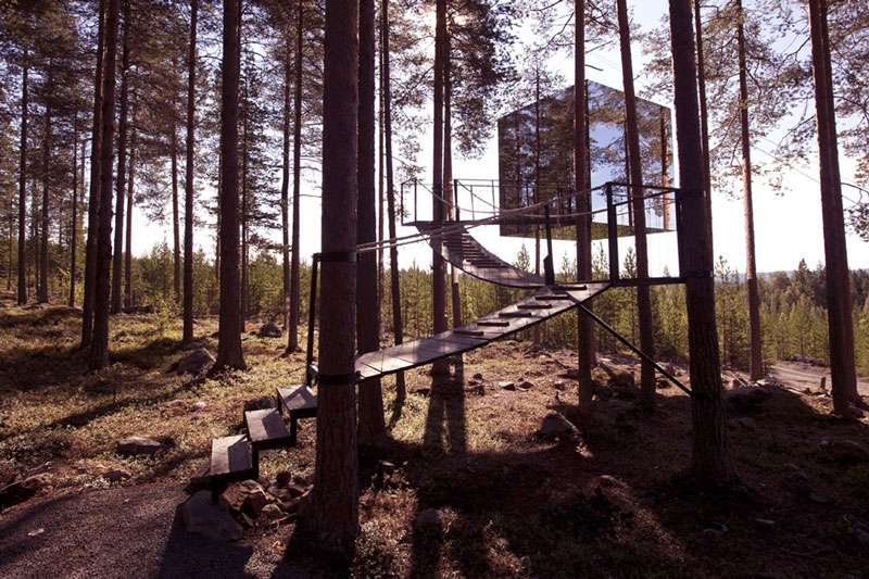 Отель Treehotel в Швеции для любителей природы