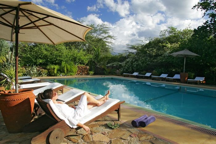 Отель в национальном парке в Кении