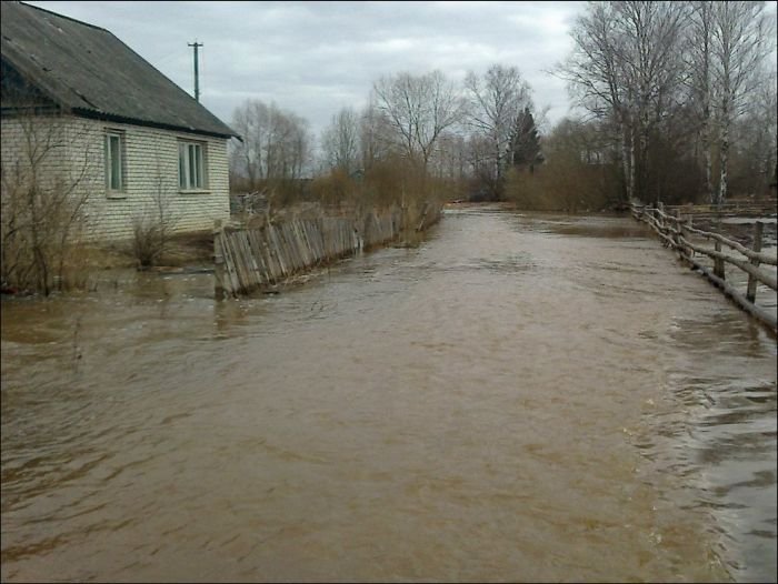 Весенние паводки в России
