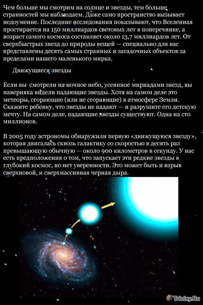 Факты о космосе
