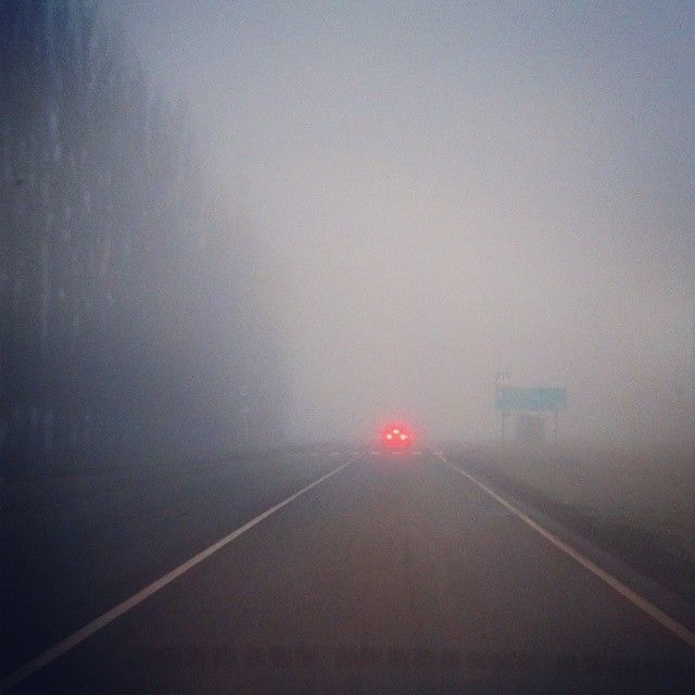 Густой туман в Краснодаре