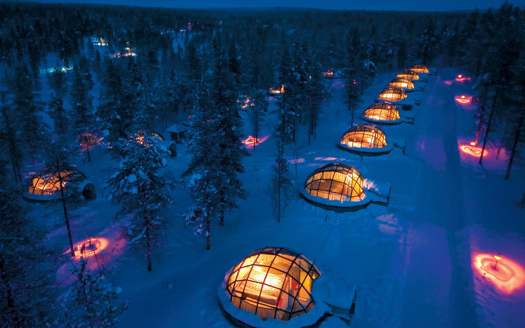 Необычный отель Какслаутаннен в Финляндии