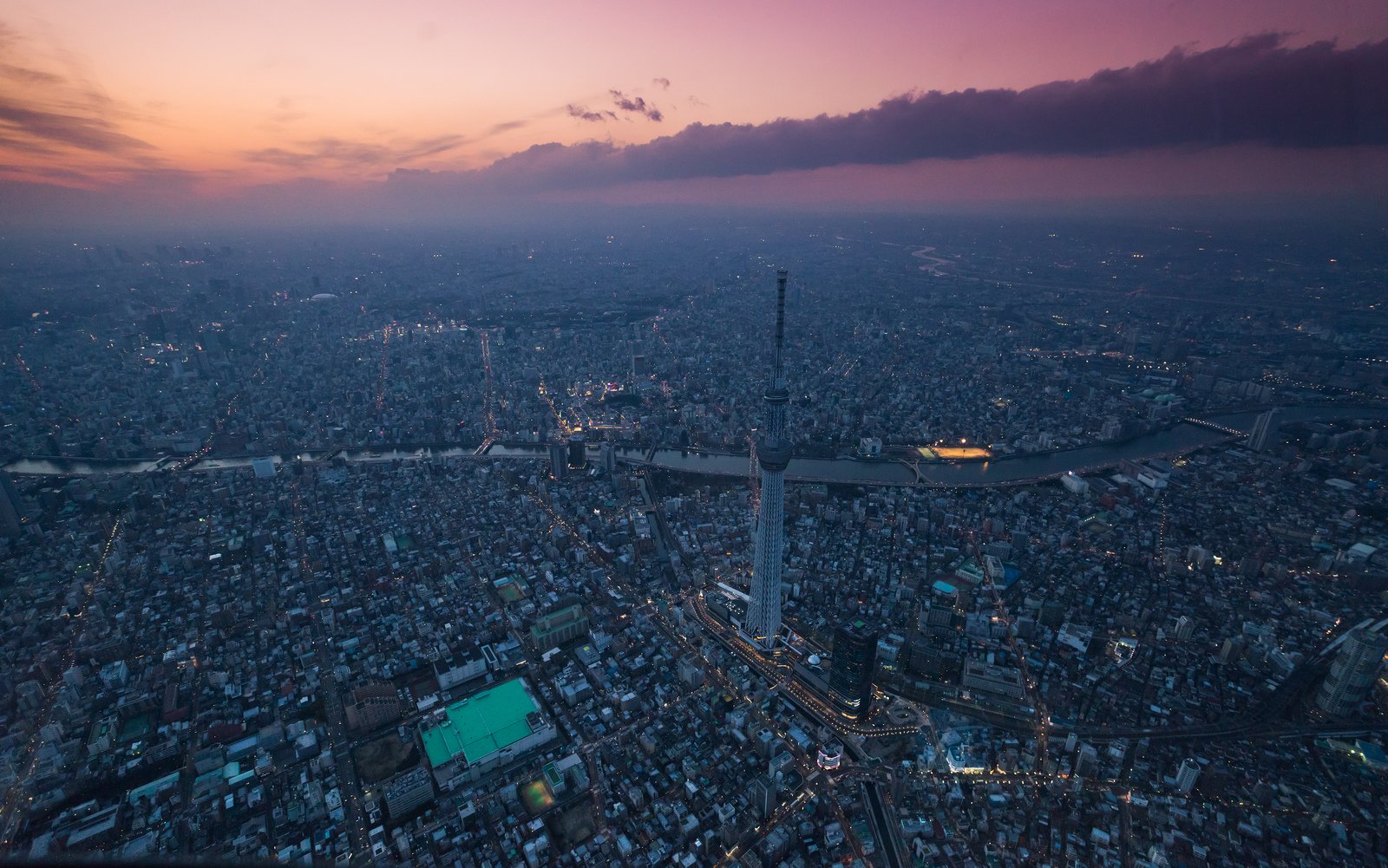 Япония Токио / Tokyo. С высоты полёта, фотограф Ben Torode (29 фото)
