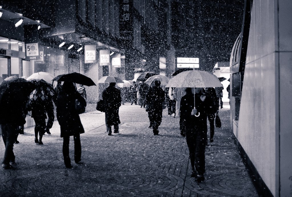 Первый снег в Токио / Япония, фотограф Ben Torode