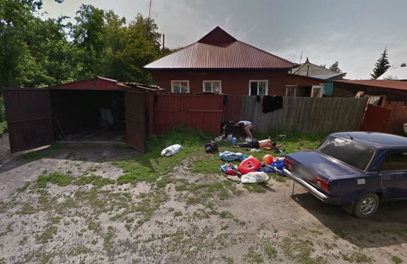 Жителей Алтайского края сфотографировал Google автомобиль
