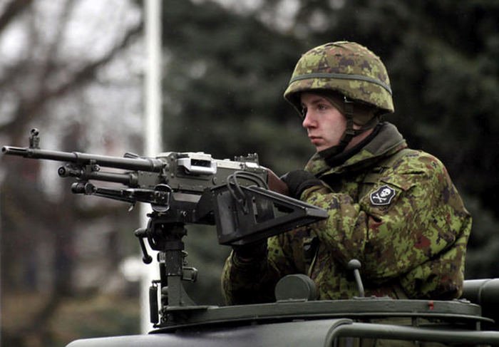 День независимости Эстонии отметили парадом войск НАТО, прошедшим в 300 метрах от Российской границы