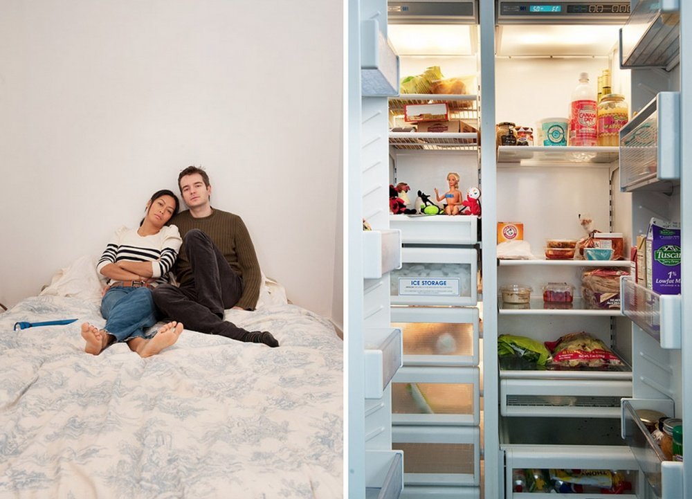 Фотопроект Стефани де Руж "В твоём холодильнике"