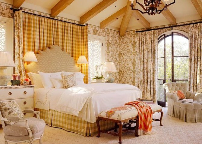 Волшебные спальни в стиле прованс (21 фото)