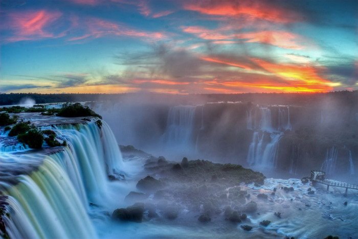 Водопады Игуасу - фотографии и история одного из современных чудес света (19 фото)