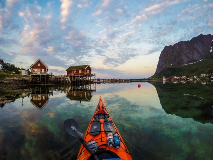 Путешествие по Норвегии на байдарке (19 фото)
