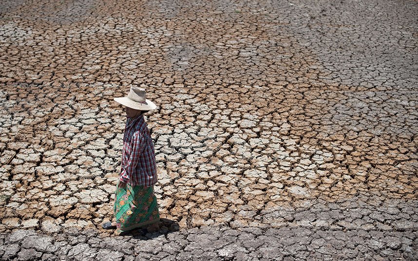 Сильнейшая засуха в Таиланде за последние 10 лет (15 фото)