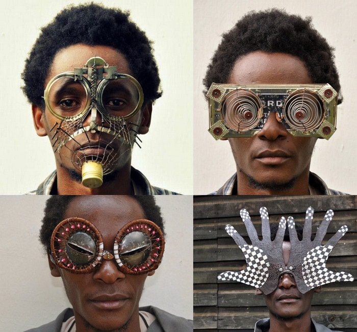 Креативные солнечные очки Cyrus Kabiru (11 фото)