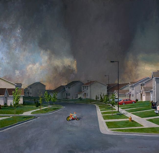 Торнадо на картинах Джона Брозио (12 фото)