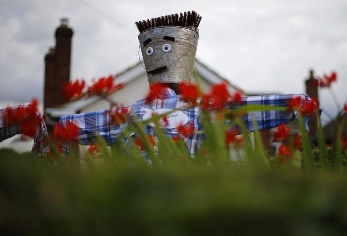 Огородное пугало как арт-объект - необычный фестиваль в Великобритании (8 фото)