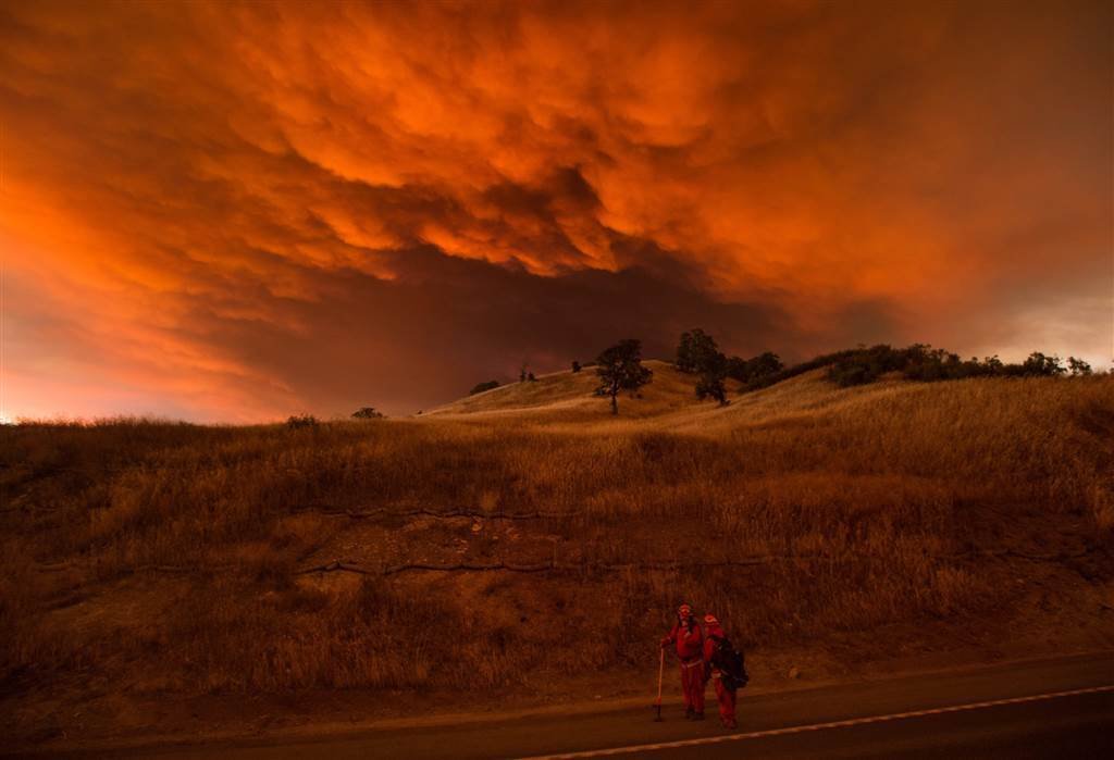 Пожар в Калифорнии (10 фото)