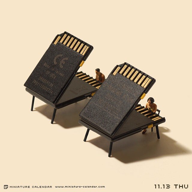 Симпатичные миниатюрные диорамы которые создаёт Танака Тацуя (25 фото)