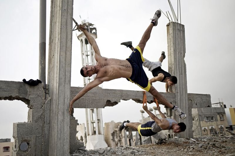 Суровые палестинские турникмены (17 фото)