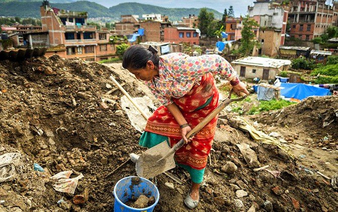 Непал спустя 4 месяца после катастрофы (24 фото)