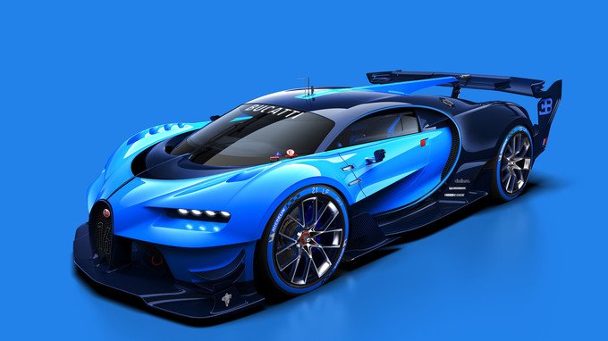 Концепт-дизайн автомобиль Bugatti Vision Gran Turismo (6 фото)