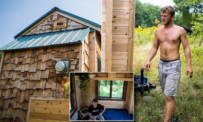 Американский студент чтобы не платить ежемесячно $800 за общежитие построил мобильный дом (8 фото)